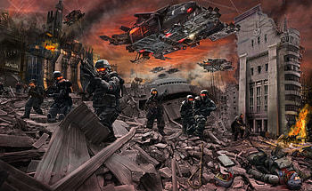 Killzone 3, Dark fantasy art, Sci-fi concept, Futuristic armor HD wallpaper