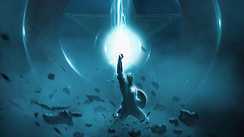 Powerful Captain America , captain-america, superheroes, artist, artwork, digital-art HD wallpaper