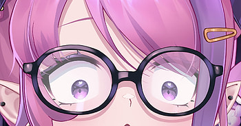 Virtual Youtuber, Glasses HD wallpaper