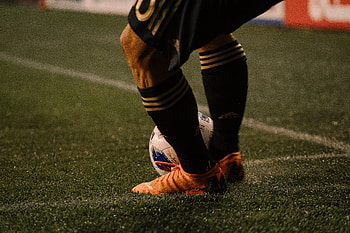 Sports, Ball, Lawn, Cleats, Shoes, Footballer, Knee Socks HD wallpaper