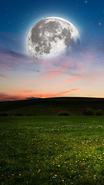 nature, moon HD phone wallpaper