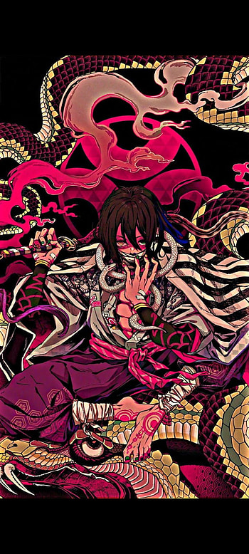Iguro Obanai, anime, ds HD phone wallpaper