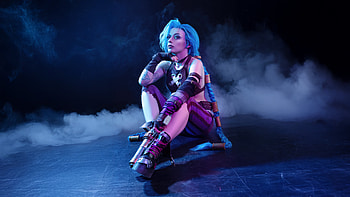 Jinx Chaos Sacrifice And Redemption, jinx-league-of-legends, league-of-legends, games, artist, cosplay, video-games, deviantart HD wallpaper