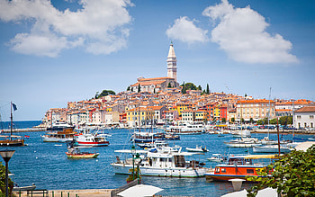 Cityscape, Travels, Rovinj, Church of St Euphemia HD wallpaper