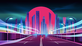 Electric Metropolis Speed Of Light City, neon, cityscape, artist, artwork, art, digital-art, deviantart HD wallpaper