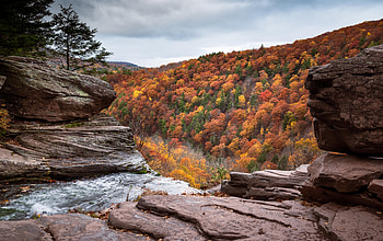 Kaaterskill Falls , autumn, waterfall, nature HD wallpaper