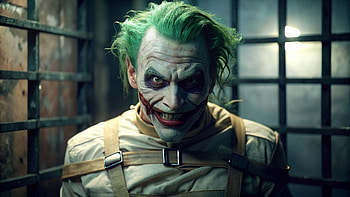 Joker in gotham asylum, Joker HD wallpaper