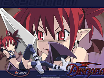 Disgaea, wings, anime, etna HD wallpaper