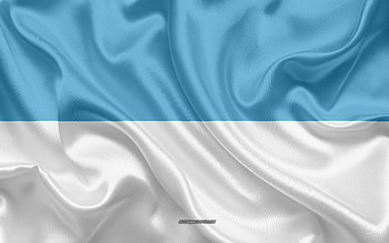 Flag of Manaure, , silk texture, Manaure, Colombian city, Manaure flag, Colombia HD wallpaper