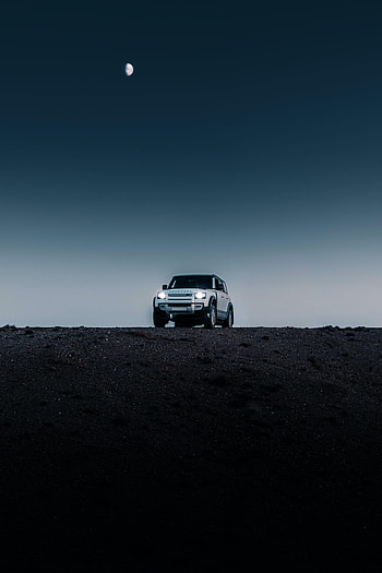 Night, Desert, Land Rover, Cars, Car, Suv, Land Rover Defender HD phone wallpaper