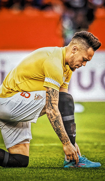 Lucas Ocampos, soccer, sevilla, football HD phone wallpaper