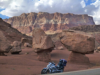 Vermillion Cliffs, north rim, harley, hanzo HD wallpaper