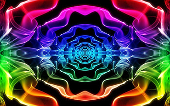 Abstract, Smoke, Circles, Multicolored, Motley, Form, Forms HD wallpaper