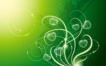 Abstract, Leaves, Patterns, Wavy HD wallpaper