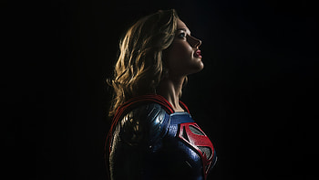 Supergirl Wild Card, supergirl, superheroes, artwork, digital-art, ai, dark HD wallpaper