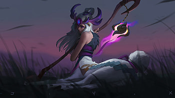 Lillia Dark Background League Of Legends HD wallpaper