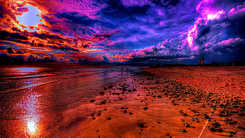 Summer, Paradise, Fantastic, sunset HD wallpaper
