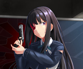 Takina Inoue, Takina Inoue, Anime, Lycoris Recoil HD wallpaper