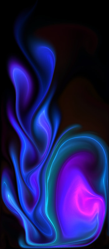 Bruised And Pretty, blue, liquid, purple, fluid, abstract, flow HD phone wallpaper