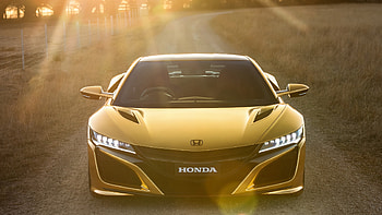 Honda Nsx Gold 2019, honda-nsx, honda, 2019-cars HD wallpaper