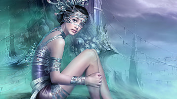 Fantasy, Women HD wallpaper