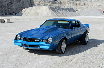 1978-Camaro, 2nd Gen, Classic, Blue, GM HD wallpaper
