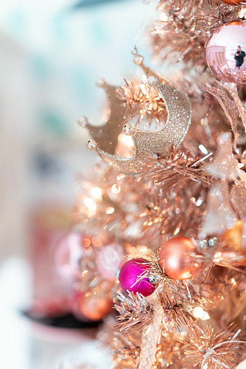 Girly rose gold, Christmas tree, Best of , Andriod and iOS HD phone wallpaper