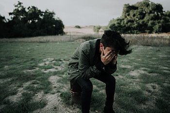 Miscellanea, Miscellaneous, Hands, Sad, Guy, Face HD wallpaper