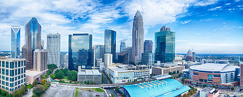 Charlotte NC Skyline, Travels, Charlotte North Carolina HD wallpaper