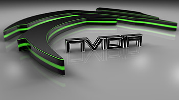 Nature Inspired , Nvidia Logo, Serene Background HD wallpaper