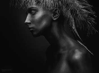 PORTRAIT, graphy, face, bw, woman, beauty HD wallpaper