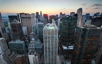 Cities, Sky, View From Above, Skyscrapers, Manhattan HD wallpaper