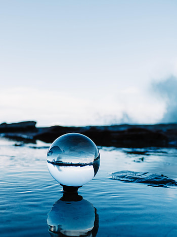 Water, Reflection, Miscellanea, Miscellaneous, Ripples, Ripple, Ball HD phone wallpaper