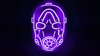 Neon Psycho Mask — Borderlands Ultra, Borderlands HD wallpaper