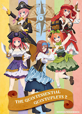 Quintillizas piratas, Itsuki, Miku, Yotsuba, Ichika, Go-Tōbun no Hanayome, Nino HD phone wallpaper