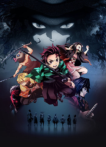 Nezuko Kamado Inosuke Hashibira Tanjiro Kamado Zenitsu Agatsuma in Demon Slayer Kimetsu No Yaiba Anime 45, Demon Slayer Amoled HD phone wallpaper