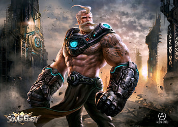 Soul of Eden, game, artwork, warrior HD wallpaper