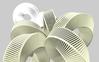 Light, 3D, Grid, Light Coloured, Color, Figure HD wallpaper