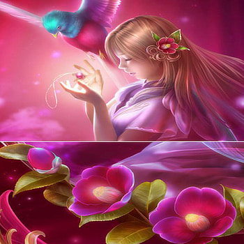 collage, pink, fantasy, art, shu HD wallpaper