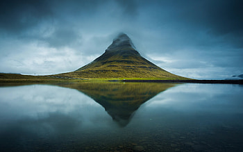 Kirkjufell Mountain Iceland, Iceland, kirkjufell, water, mountain HD wallpaper