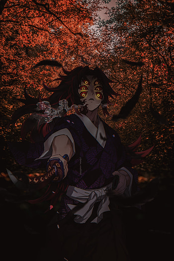 Kokushibo, people_in_nature, art, uppermoon, demon HD phone wallpaper