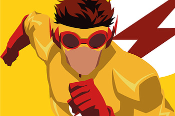 Kid flash, artwork HD wallpaper