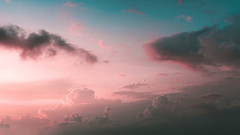 Sunset, clouds, sky, nature HD wallpaper