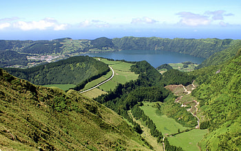 Sao Miguel Island, Nature , High-resolution , Serene beauty HD wallpaper