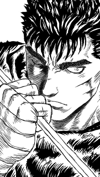 Berserk, Sketch, Art HD phone wallpaper