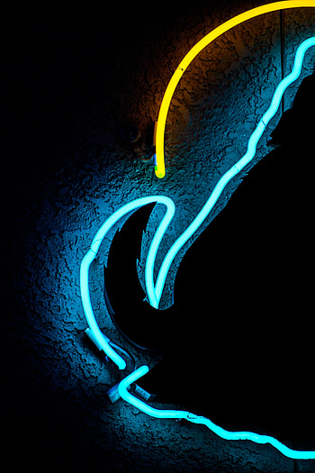 Dark, Lines, Form, Neon, Shadows HD phone wallpaper