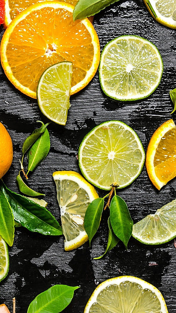 Orange and lemon, Lime HD phone wallpaper