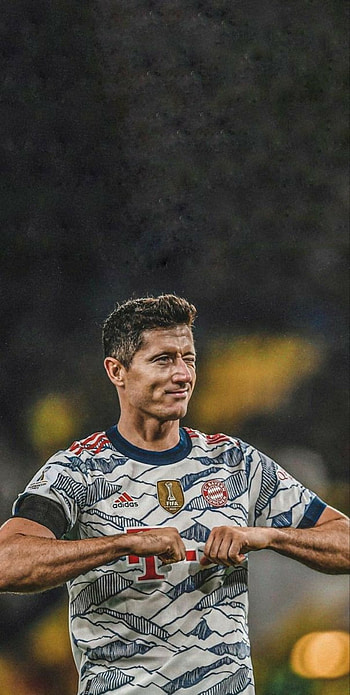 Lewandowski, sports uniform, bayern munich HD phone wallpaper
