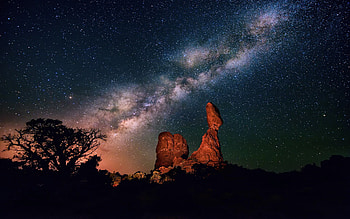 Milky Way , Celestial marvel, Cosmic beauty, Stellar allure HD wallpaper