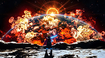 Fire Force - Arthur Boyle Last Stand on Moon, Fire Force, Arthur Boyle, Anime HD wallpaper